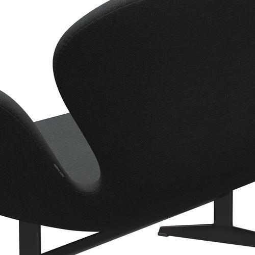 [product_category]-Fritz Hansen Swan Sofa 2 Seater, Warm Graphite/Fiord Dark Grey Multicoloured-Fritz Hansen-3321-FIO191-WGBASE-FRI-5