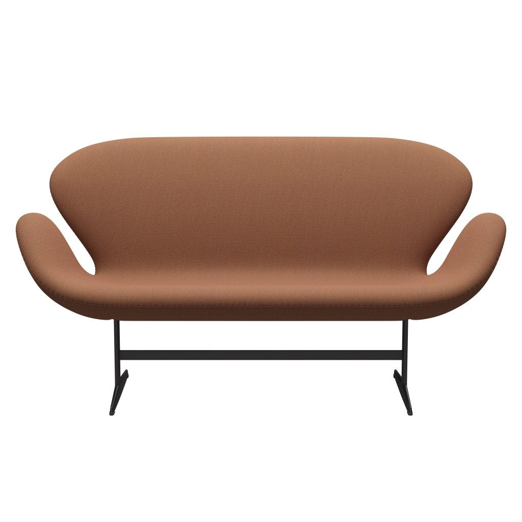 [product_category]-Fritz Hansen Swan Sofa 2 Seater, Warm Graphite/Fiord Peach-Fritz Hansen-3321-FIO562-WGBASE-FRI-1