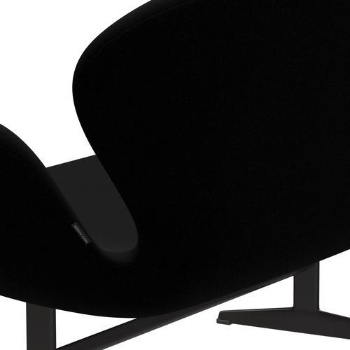 [product_category]-Fritz Hansen Swan Sofa 2 Seater, Warm Graphite/Hallingdal Black-Fritz Hansen-3321-HAL190-WGBASE-FRI-5