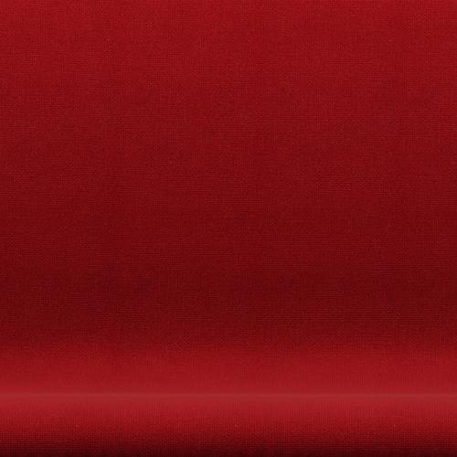 [product_category]-Fritz Hansen Swan Sofa 2 Seater, Warm Graphite/Hallingdal Classic Red-Fritz Hansen-3321-HAL674-WGBASE-FRI-6