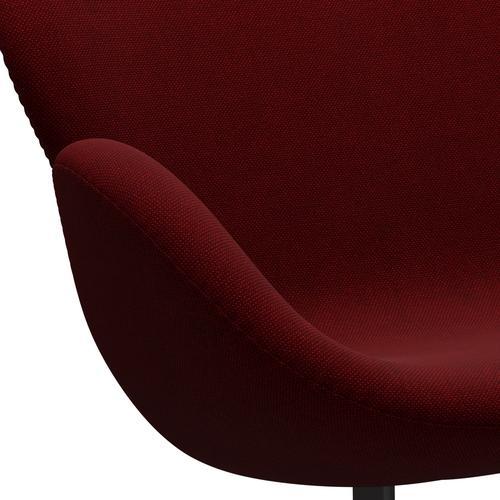 [product_category]-Fritz Hansen Swan Sofa 2 Seater, Warm Graphite/Hallingdal Dark Red-Fritz Hansen-3321-HAL687-WGBASE-FRI-7
