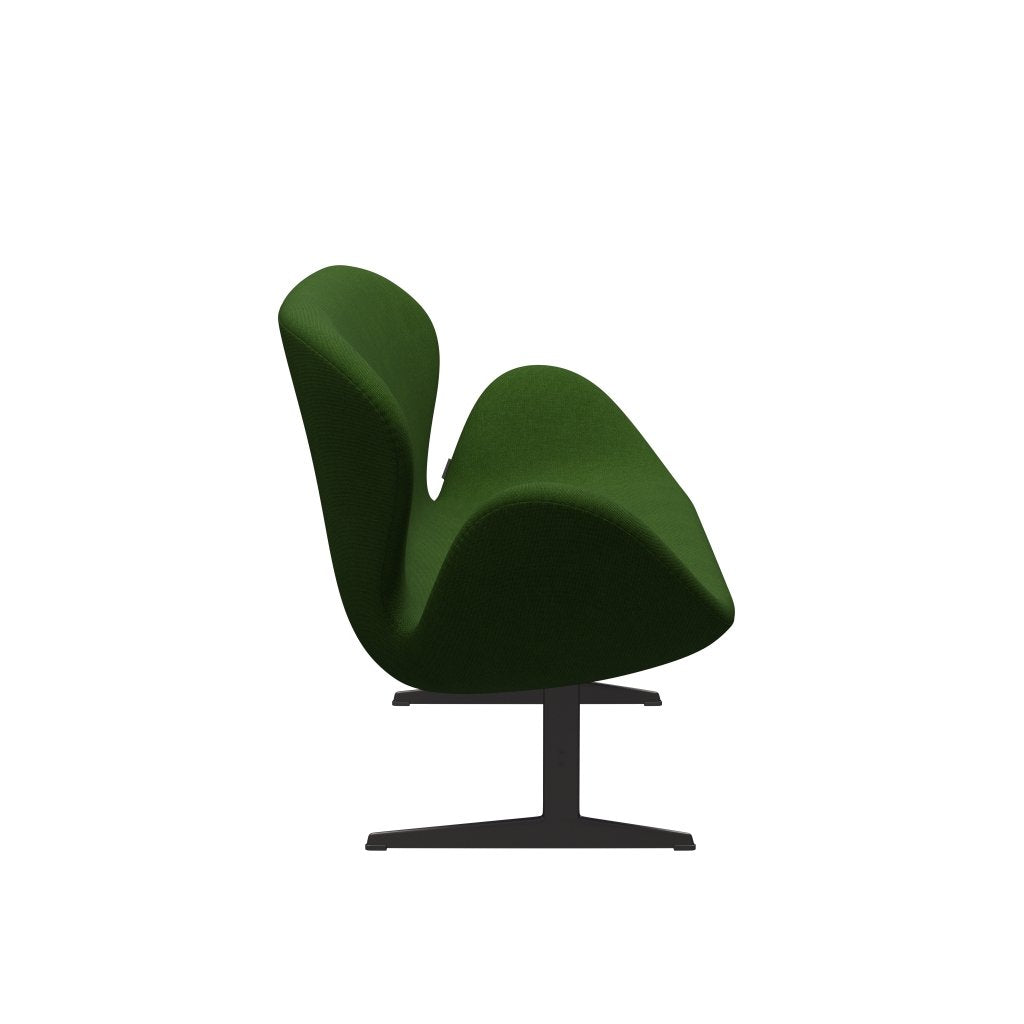 [product_category]-Fritz Hansen Swan Sofa 2 Seater, Warm Graphite/Hallingdal Grass Green-Fritz Hansen-3321-HAL960-WGBASE-FRI-3