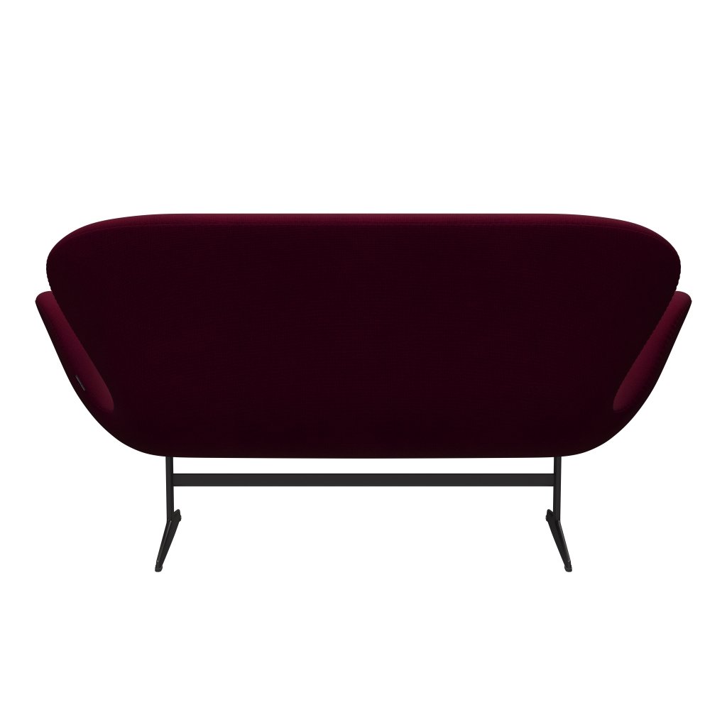 [product_category]-Fritz Hansen Swan Sofa 2 Seater, Warm Graphite/Hallingdal Pink Dark-Fritz Hansen-3321-HAL563-WGBASE-FRI-4