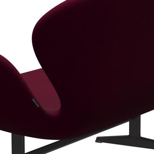[product_category]-Fritz Hansen Swan Sofa 2 Seater, Warm Graphite/Hallingdal Pink Dark-Fritz Hansen-3321-HAL563-WGBASE-FRI-5