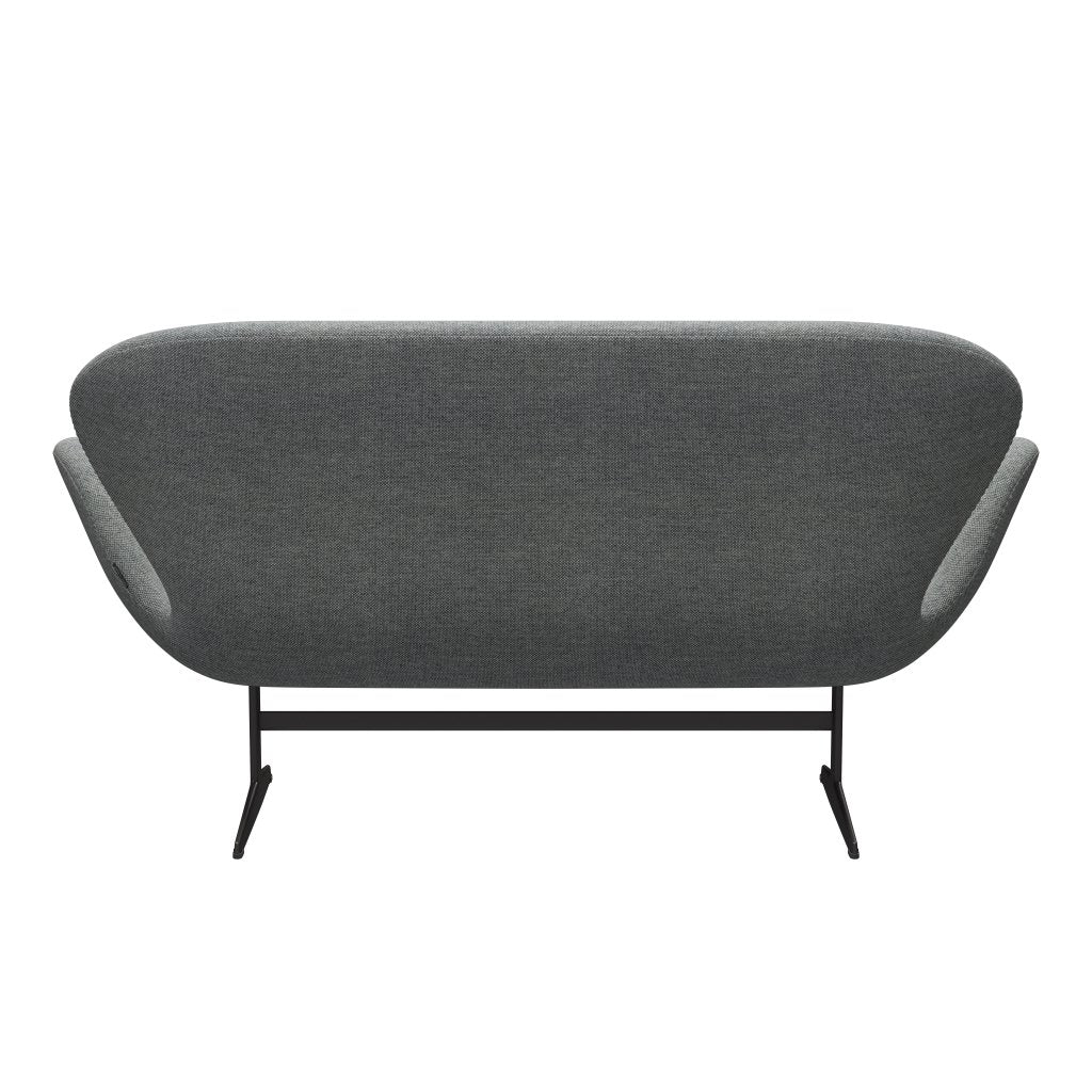 [product_category]-Fritz Hansen Swan Sofa 2 Seater, Warm Graphite/Hallingdal White Grey-Fritz Hansen-3321-HAL116-WGBASE-FRI-4