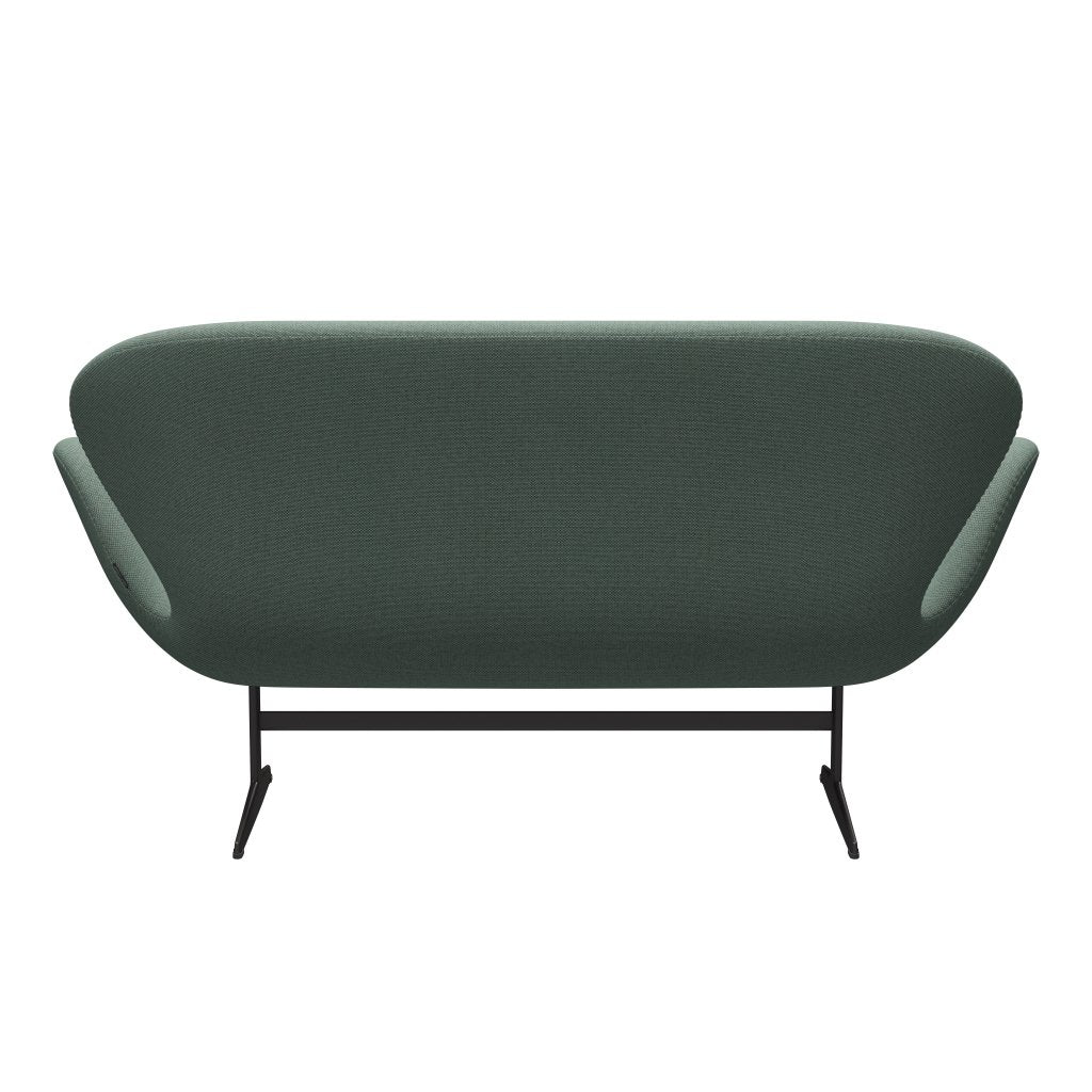 [product_category]-Fritz Hansen Swan Sofa 2 Seater, Warm Graphite/Re Wool Aqua/Natural-Fritz Hansen-3321-REW858-WGBASE-FRI-4