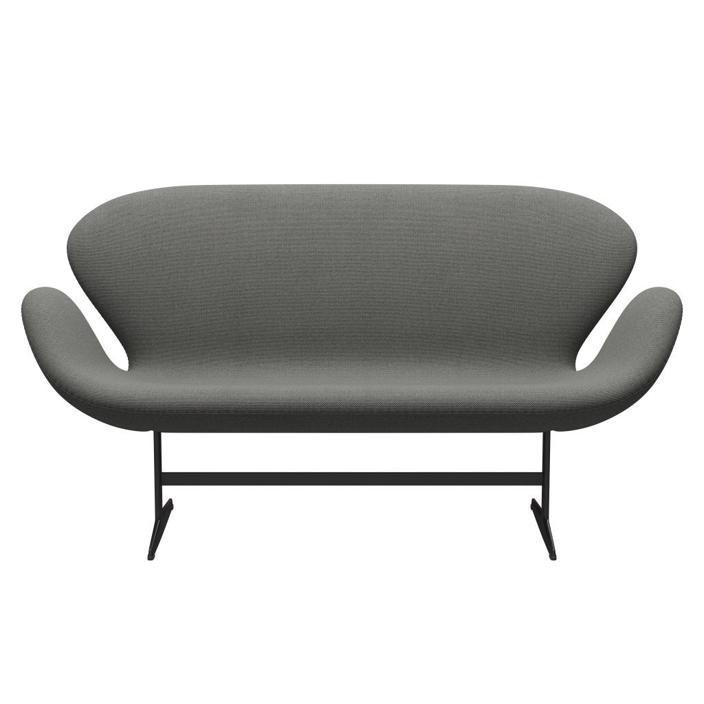 [product_category]-Fritz Hansen Swan Sofa 2 Seater, Warm Graphite/Re Wool Taupe/Natural-Fritz Hansen-3321-REW158-WGBASE-FRI-1