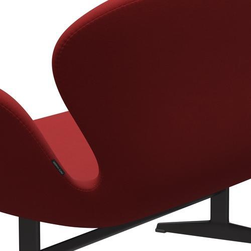 [product_category]-Fritz Hansen Swan Sofa 2 Seater, Warm Graphite/Steelcut Red-Fritz Hansen-3321-STI660-WGBASE-FRI-5