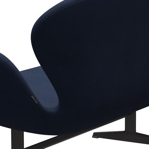 [product_category]-Fritz Hansen Swan Sofa 2 Seater, Warm Graphite/Steelcut Royal Blue-Fritz Hansen-3321-STI760-WGBASE-FRI-5