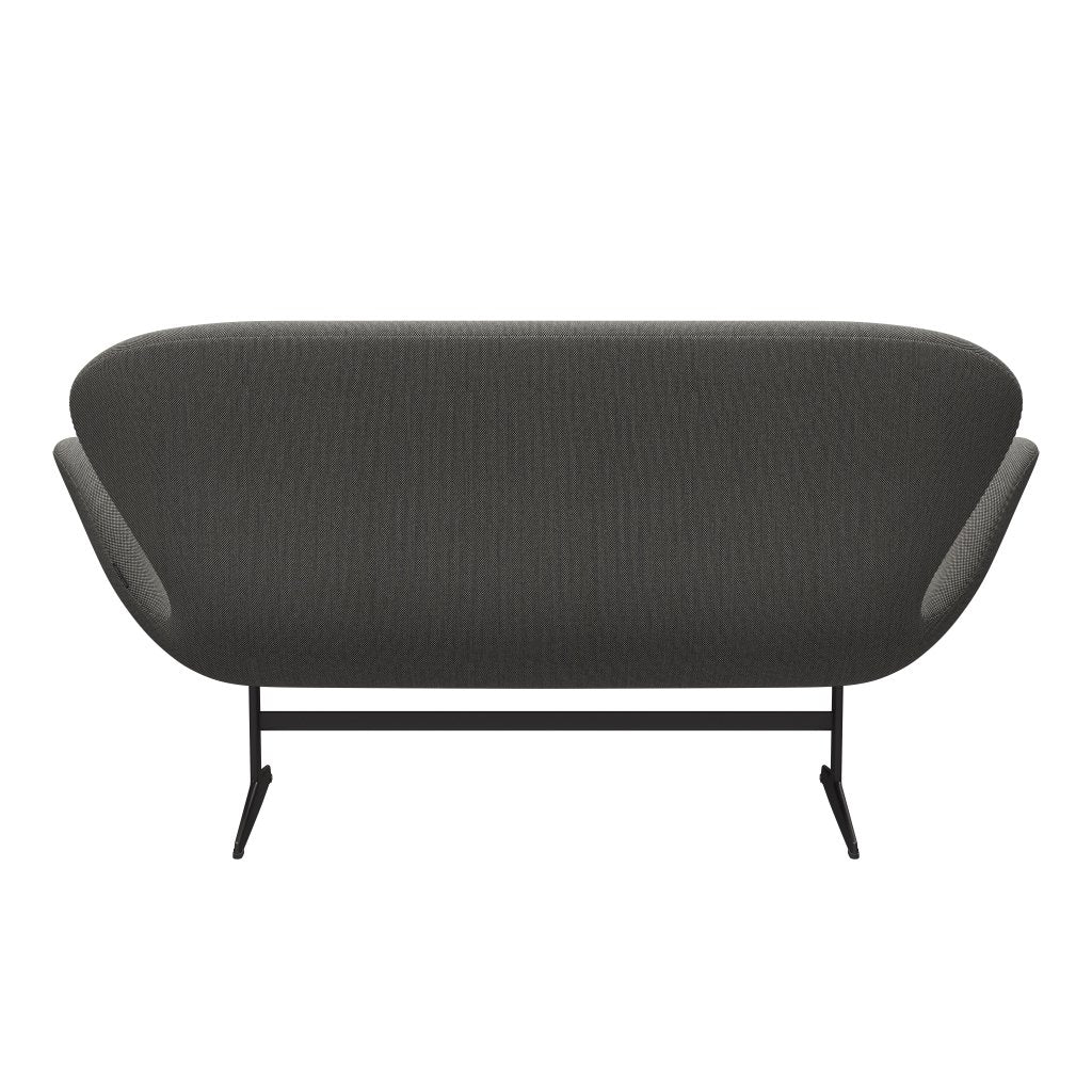 [product_category]-Fritz Hansen Swan Sofa 2 Seater, Warm Graphite/Steelcut Trio White/Black-Fritz Hansen-3321-STR124-WGBASE-FRI-4