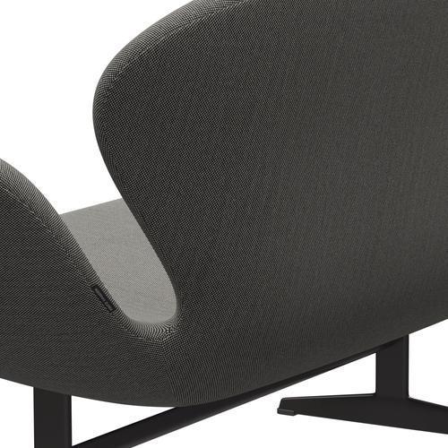 [product_category]-Fritz Hansen Swan Sofa 2 Seater, Warm Graphite/Steelcut Trio White/Black-Fritz Hansen-3321-STR124-WGBASE-FRI-5