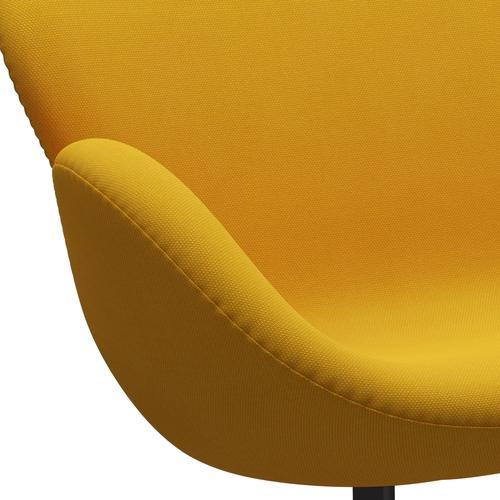 [product_category]-Fritz Hansen Swan Sofa 2 Seater, Warm Graphite/Steelcut Trio Yellow-Fritz Hansen-3321-STR446-WGBASE-FRI-7