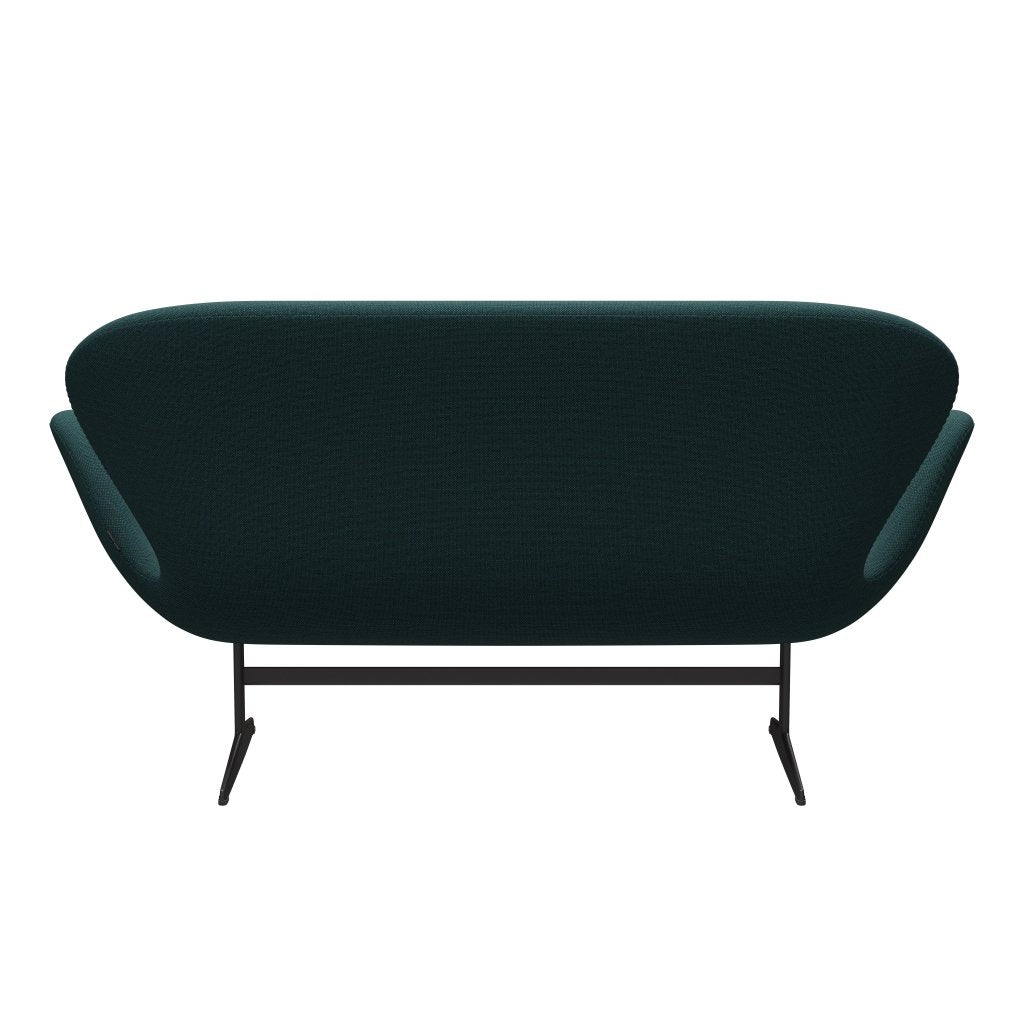[product_category]-Fritz Hansen Swan Sofa 2 Seater, Warm Graphite/Sunniva Green/Grey-Fritz Hansen-3321-SV863-WGBASE-FRI-4
