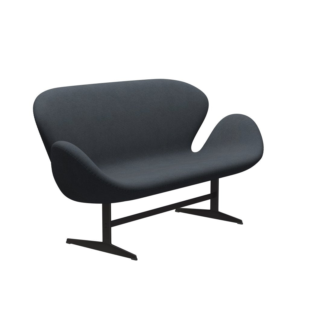 [product_category]-Fritz Hansen Swan Sofa 2 Seater, Warm Graphite/Tonus Dark Grey-Fritz Hansen-3321-TON615-WGBASE-FRI-2