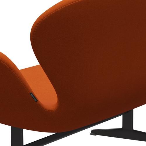 [product_category]-Fritz Hansen Swan Sofa 2 Seater, Warm Graphite/Tonus Orange (605)-Fritz Hansen-3321-TON605-WGBASE-FRI-5
