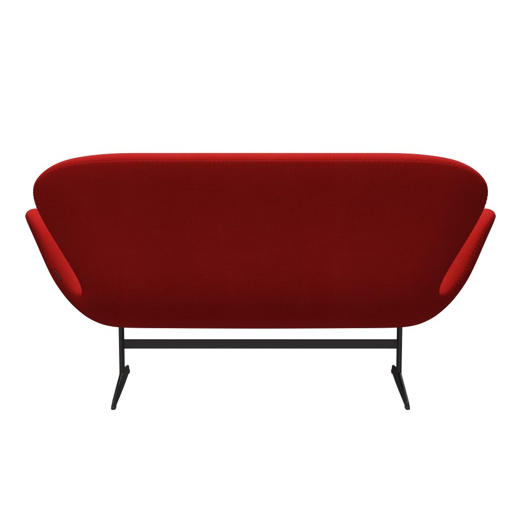 [product_category]-Fritz Hansen Swan Sofa 2 Seater, Warm Graphite/Tonus Orange/Red-Fritz Hansen-3321-TON608-WGBASE-FRI-4