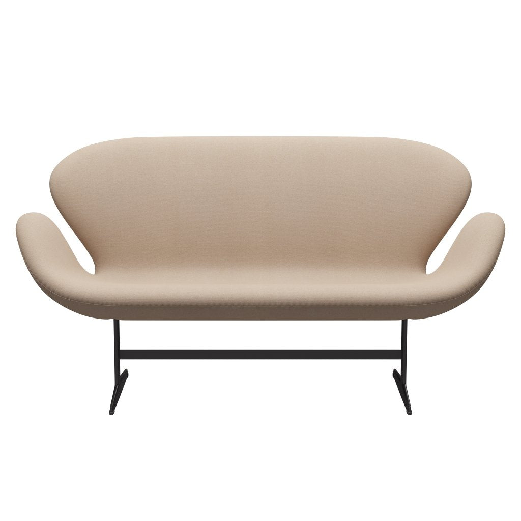 [product_category]-Fritz Hansen Swan Sofa 2 Seater, Warm Graphite/Tonus Sand-Fritz Hansen-3321-TON135-WGBASE-FRI-1