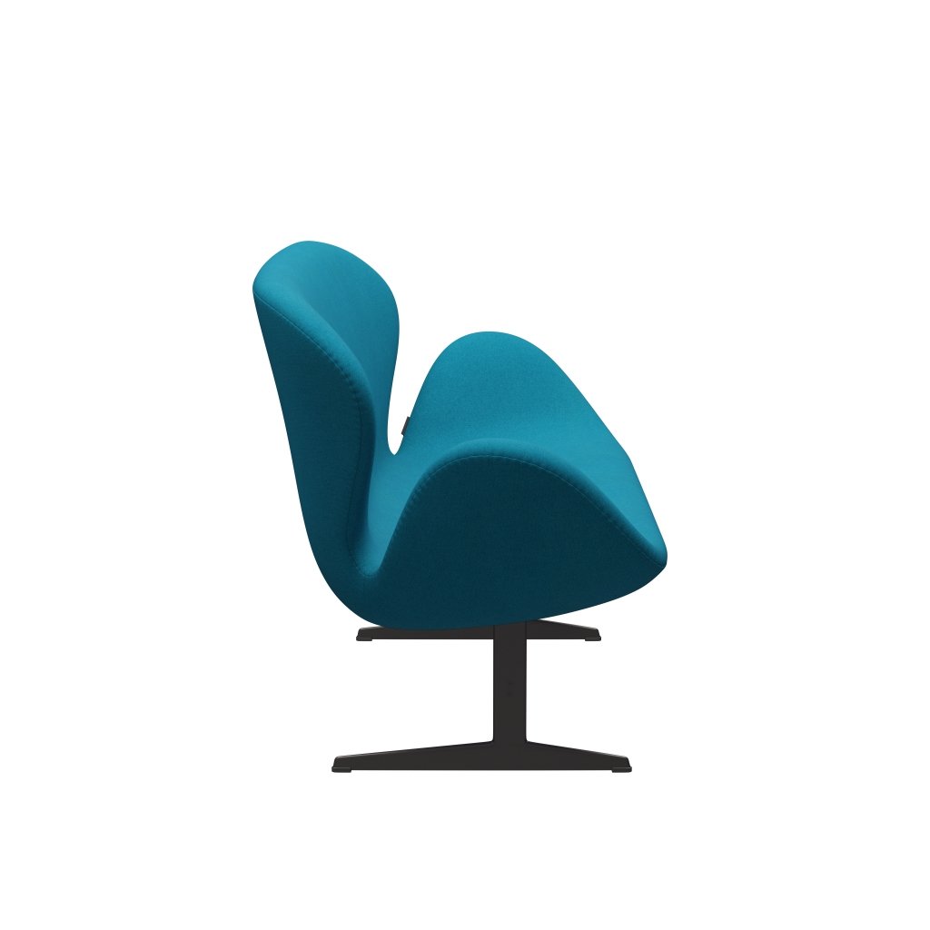 [product_category]-Fritz Hansen Swan Sofa 2 Seater, Warm Graphite/Tonus Turquoise-Fritz Hansen-3321-TON854-WGBASE-FRI-3