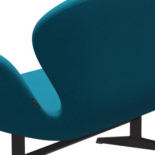 [product_category]-Fritz Hansen Swan Sofa 2 Seater, Warm Graphite/Tonus Turquoise-Fritz Hansen-3321-TON854-WGBASE-FRI-5