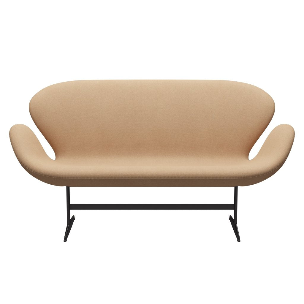 [product_category]-Fritz Hansen Swan Sofa 2 Seater, Warm Graphite/Tonus Warm Beige-Fritz Hansen-3321-TON224-WGBASE-FRI-1
