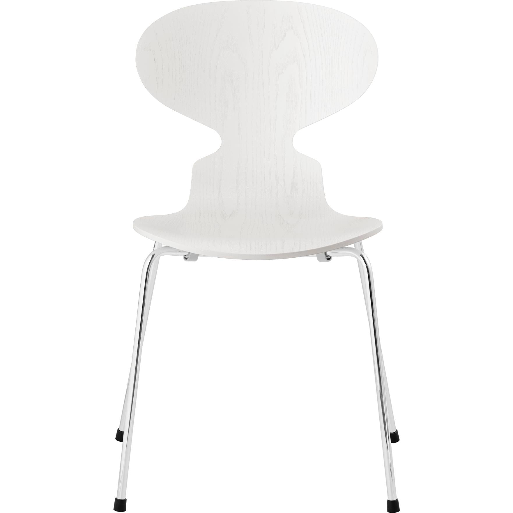 [product_category]-Fritz Hansen The Ant Chair Colored Ash 4 Legged, White-Fritz Hansen-3101-105-FRI-1