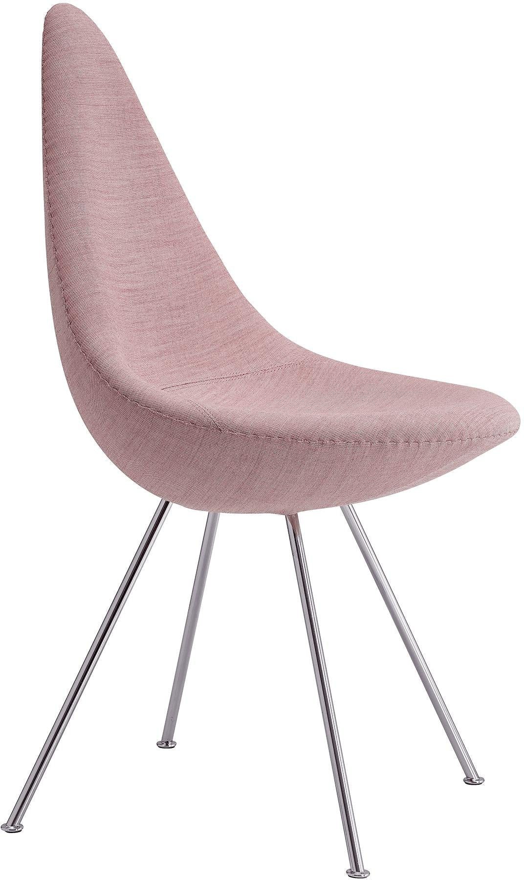 [product_category]-Fritz Hansen The Drop Chair Full Upholstery Fabric, Canvas Pale Pink-Fritz Hansen-3110-614-FRI-1