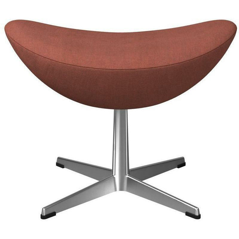 [product_category]-Fritz Hansen The Egg Footstool Fabric, Coral Red-Fritz Hansen-3127-Alu-Re-Wool-558-FRI-1