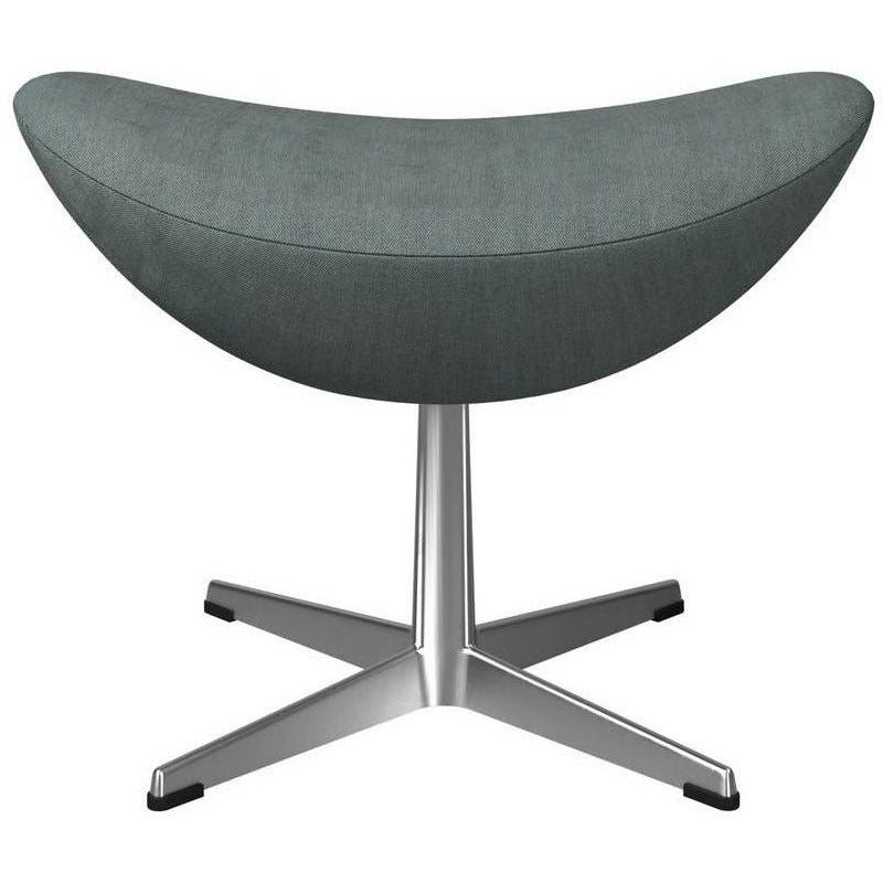 [product_category]-Fritz Hansen The Egg Footstool Fabric, Light Aqua-Fritz Hansen-3127-Alu-Re-Wool-868-FRI-1
