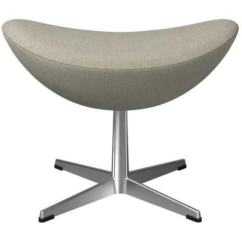 [product_category]-Fritz Hansen The Egg Footstool Fabric, Light Beige-Fritz Hansen-3127-Alu-Re-Wool-218-FRI-1