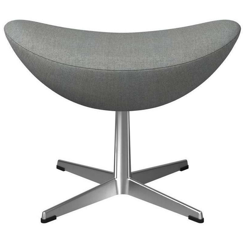 [product_category]-Fritz Hansen The Egg Footstool Fabric, Pale Aqua-Fritz Hansen-3127-Alu-Re-Wool-828-FRI-1