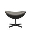 Fritz Hansen The Egg™ Footstool Leather, Black/Essential Lava
