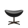 Fritz Hansen The Egg™ Footstool Leather, Brown Bronze/Essential Black