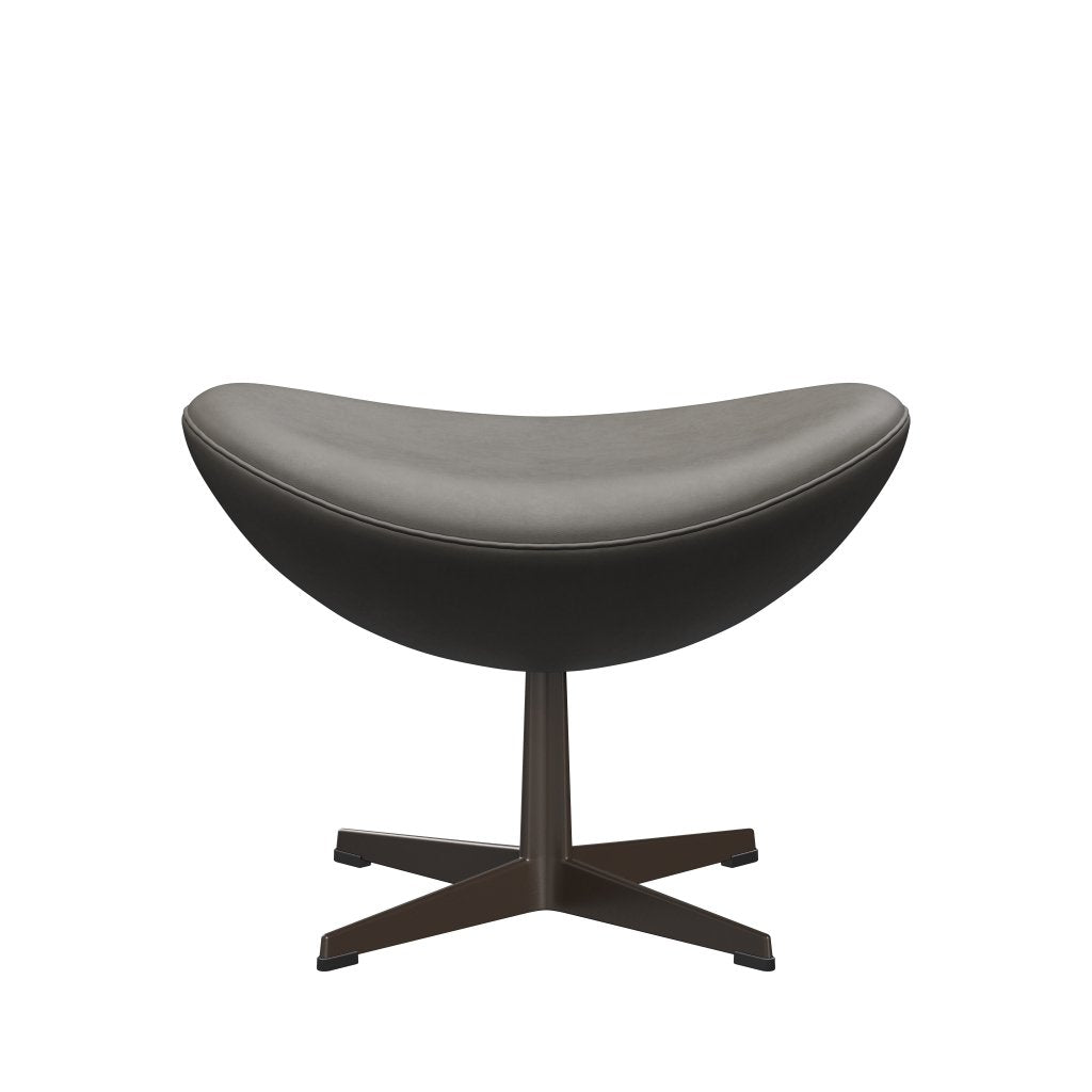 [product_category]-Fritz Hansen The Egg Footstool Leather, Brown Bronze/Essential Lava-Fritz Hansen-3127-STLAVA-BBBASE-FRI-1
