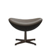 Fritz Hansen The Egg™ Footstool Leather, Brown Bronze/Essential Stone
