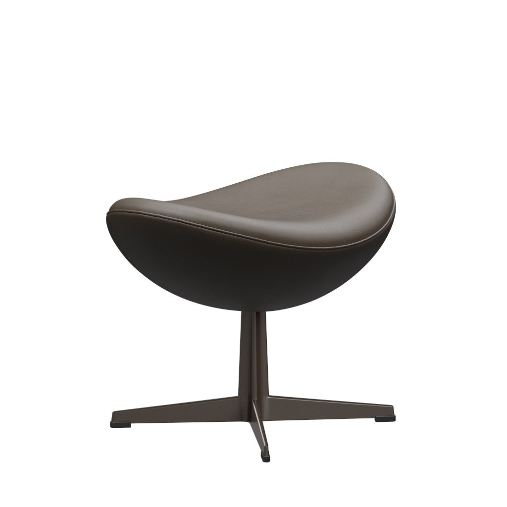 [product_category]-Fritz Hansen The Egg Footstool Leather, Brown Bronze/Essential Stone-Fritz Hansen-3127-STSTON-BBBASE-FRI-2