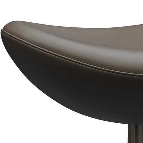 [product_category]-Fritz Hansen The Egg Footstool Leather, Brown Bronze/Essential Stone-Fritz Hansen-3127-STSTON-BBBASE-FRI-4