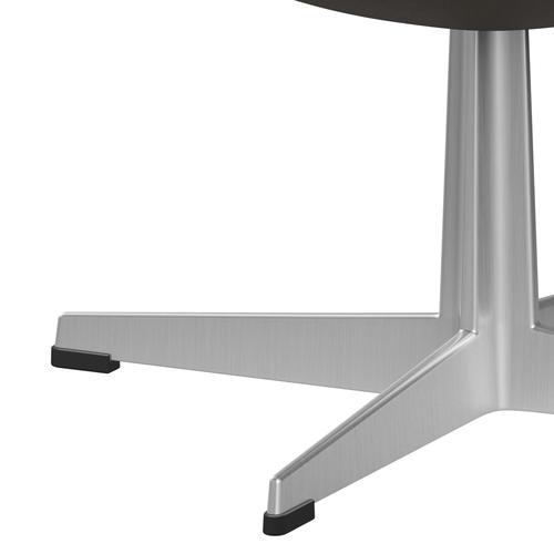 [product_category]-Fritz Hansen The Egg Footstool Leather, Satin Brushed Aluminium/Essential Light Grey-Fritz Hansen-3127-STLIGR-SPAL-FRI-5