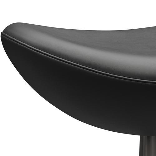 [product_category]-Fritz Hansen The Egg Footstool Leather, Warm Graphite/Essential Black-Fritz Hansen-3127-STBLA-WGBASE-FRI-4