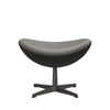 Fritz Hansen The Egg™ Footstool Leather, Warm Graphite/Essential Lava