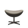 Fritz Hansen The Egg™ Footstool Leather, Warm Graphite/Essential Light Grey