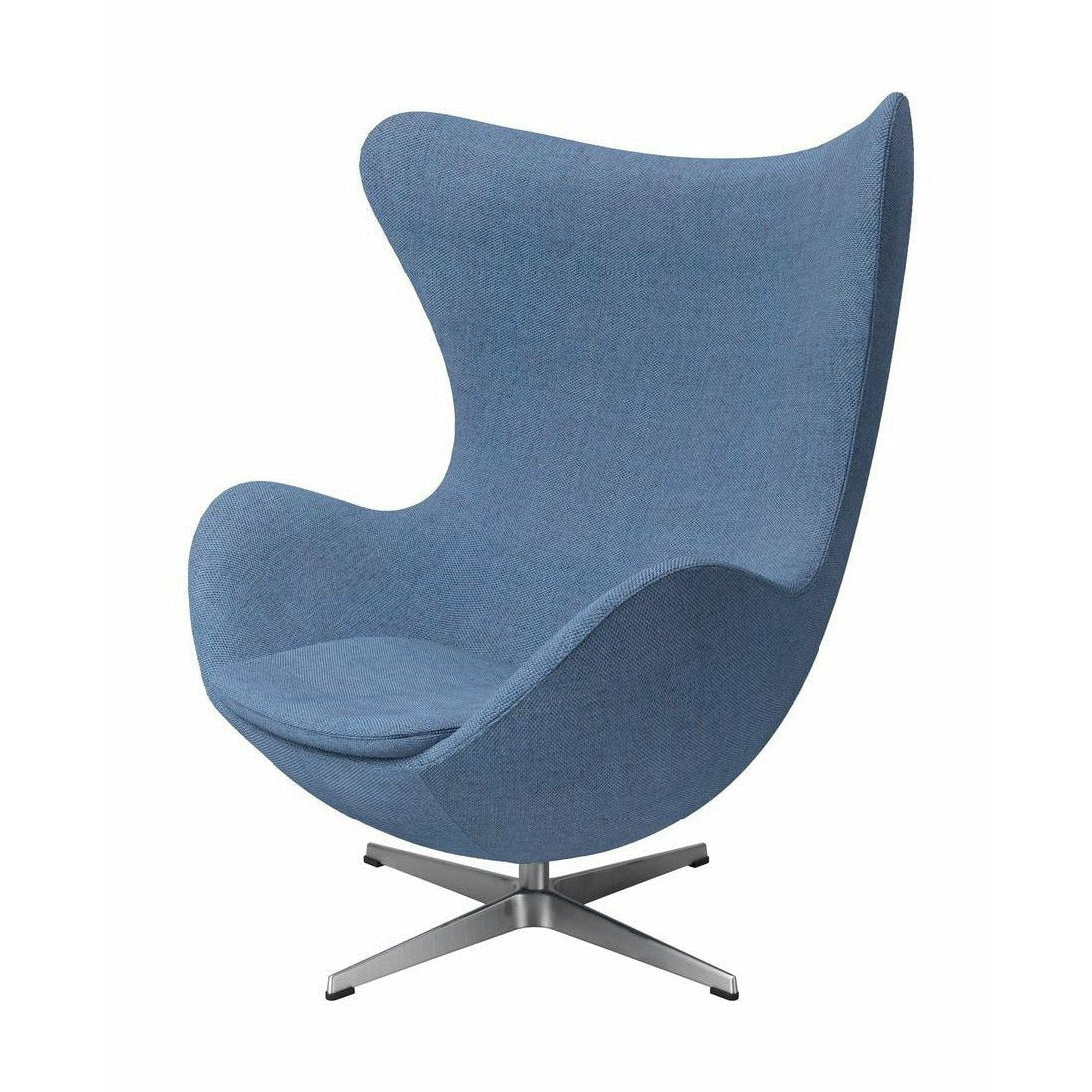 [product_category]-Fritz Hansen The Egg Lounge Chair Fabric, Blue-Fritz Hansen-3316-Alu-Re-Wool-758-FRI-1
