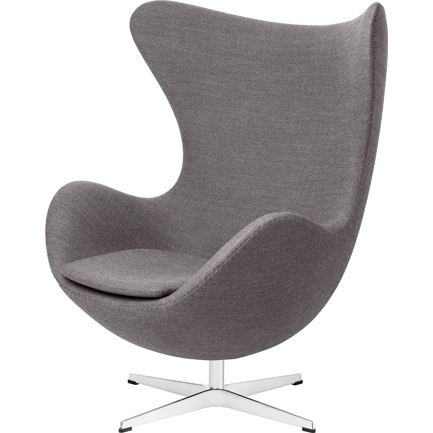 [product_category]-Fritz Hansen The Egg Lounge Chair Fabric, Capture Dark Grey-Fritz Hansen-3316-4601-FRI-1