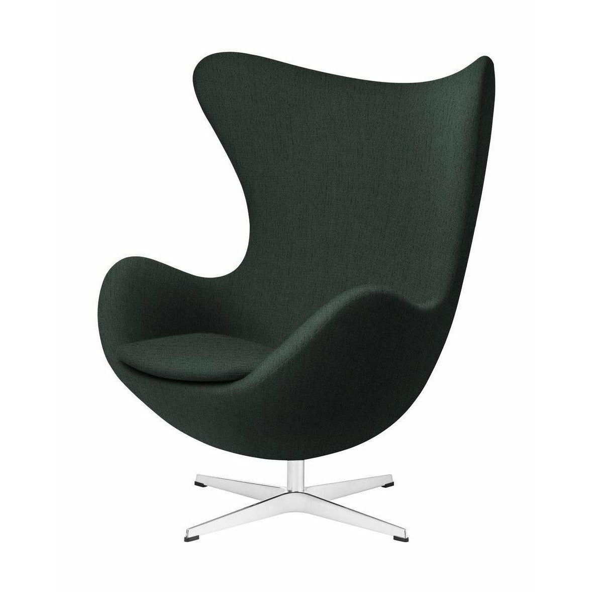 [product_category]-Fritz Hansen The Egg Lounge Chair Fabric, Christianshavn Dark Green-Fritz Hansen-3316-Alu-Christianshavn-1161-FRI-1