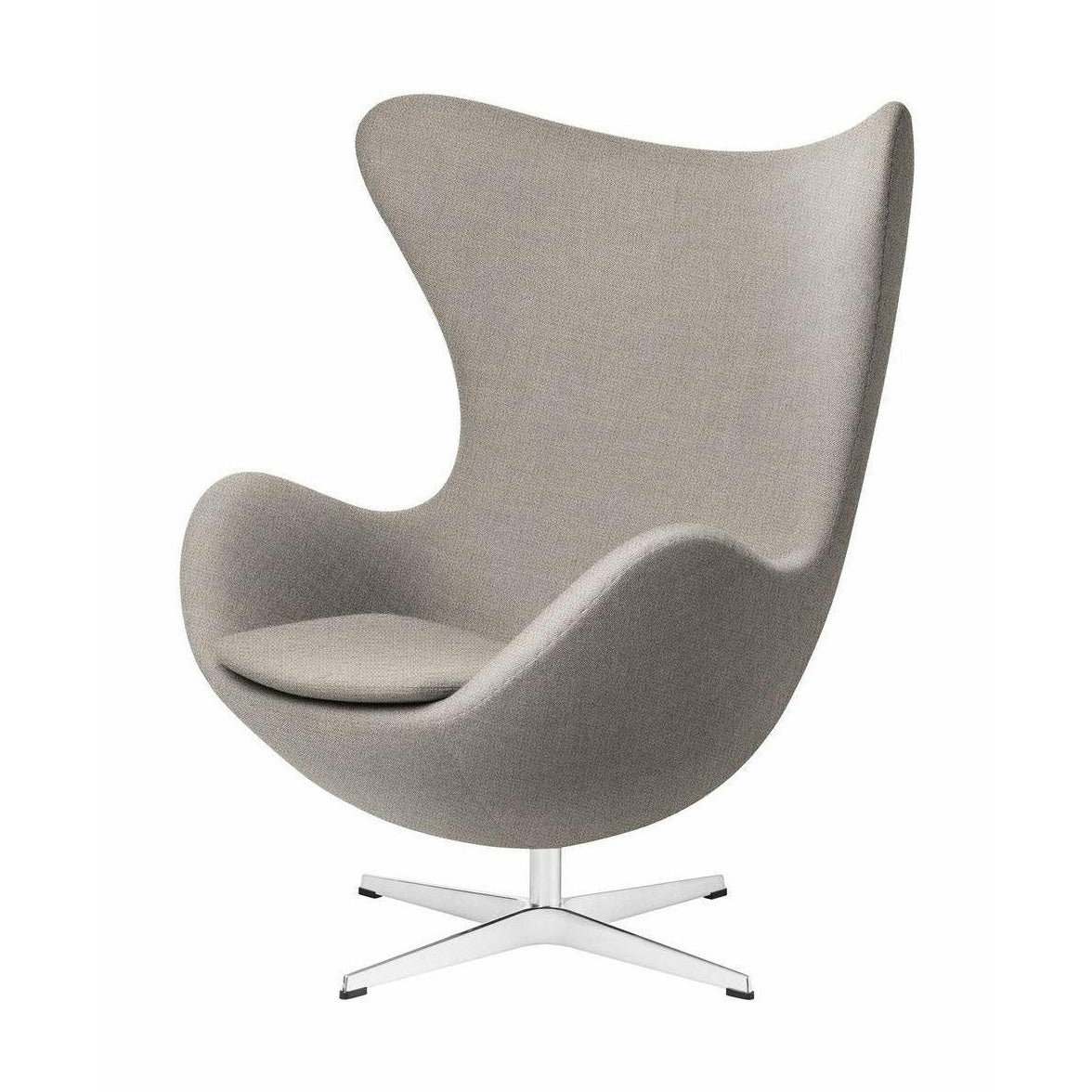 [product_category]-Fritz Hansen The Egg Lounge Chair Fabric, Christianshavn Light Beige-Fritz Hansen-3316-Alu-Christianshavn-1120-FRI-1