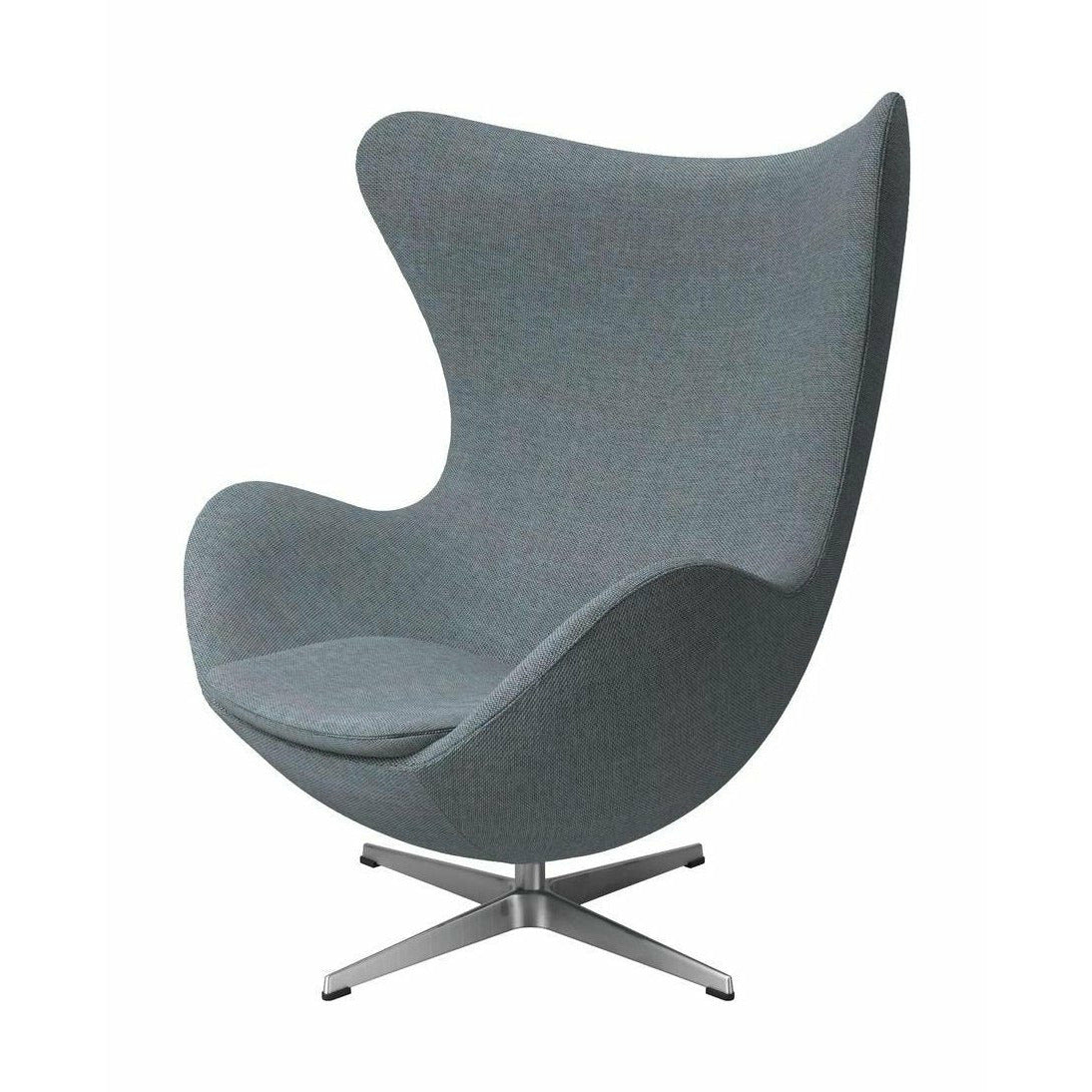 [product_category]-Fritz Hansen The Egg Lounge Chair Fabric, Light Blue-Fritz Hansen-3316-Alu-Re-Wool-718-FRI-1