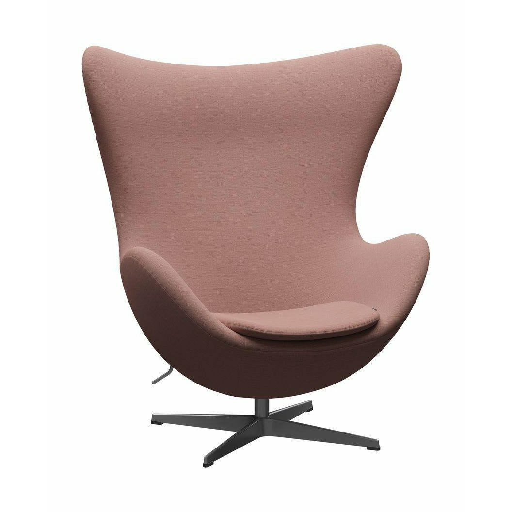 [product_category]-Fritz Hansen The Egg Lounge Chair Fabric, Silver Grey/Christianshavn 1131 Red-Fritz Hansen-3316-Christianshavn-1131-Silver-Grey-FRI-1