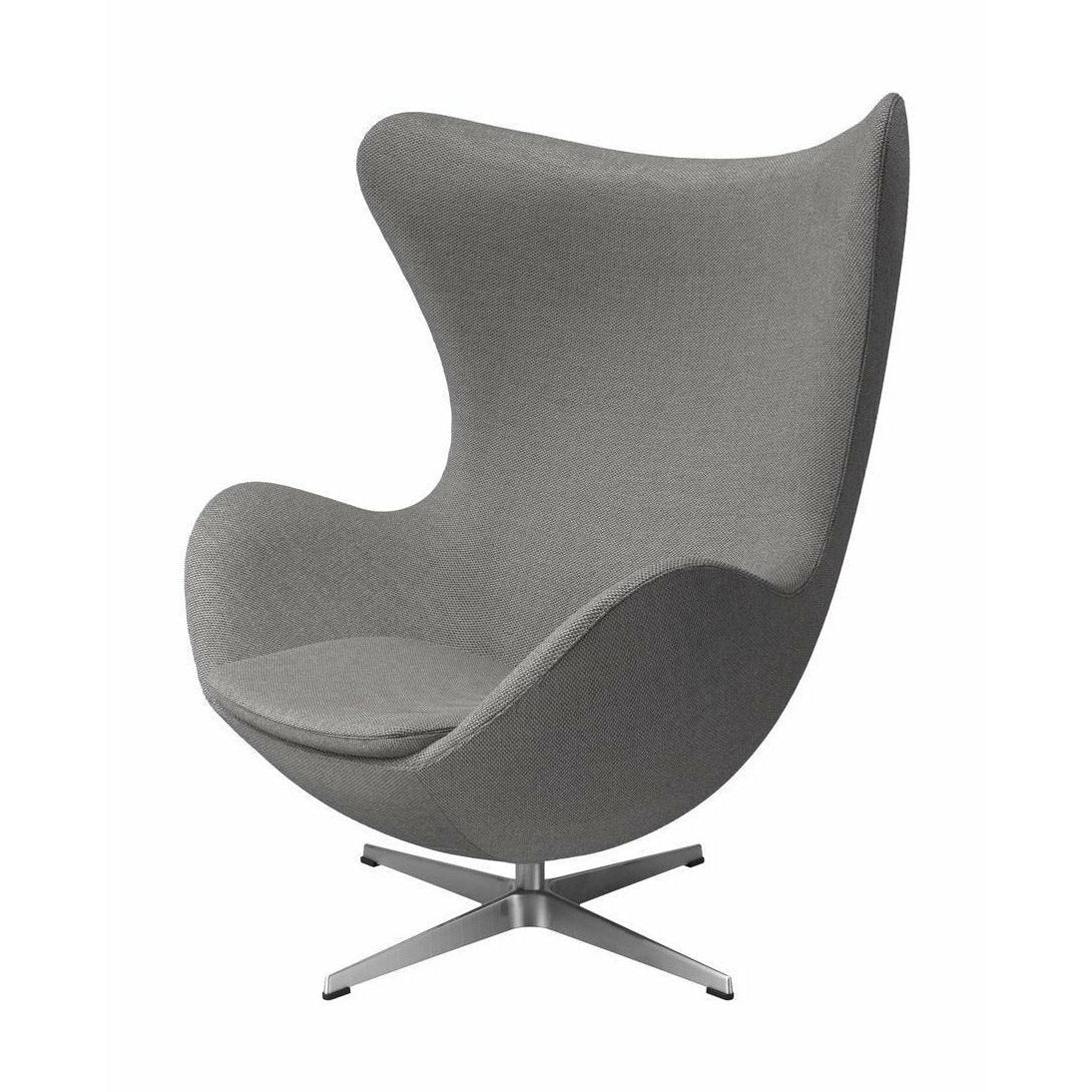 [product_category]-Fritz Hansen The Egg Lounge Chair Fabric, Taupe-Fritz Hansen-3316-Alu-Re-Wool-158-FRI-1