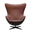 Fritz Hansen The Egg Lounge Stol, Grace Chestnut Leather Jubilæumskollektion
