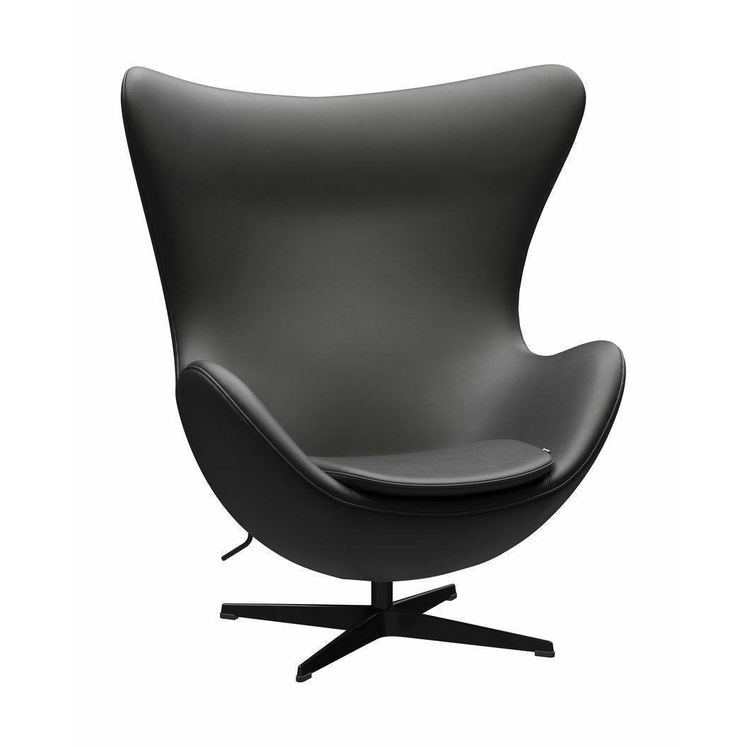 [product_category]-Fritz Hansen The Egg Lounge Chair Leather, Black/Essential Black-Fritz Hansen-3316-Essential-Black-Black-FRI-1