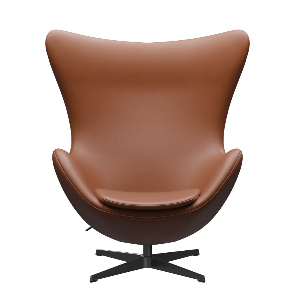 [product_category]-Fritz Hansen The Egg Lounge Chair Leather, Black/Essential Walnut-Fritz Hansen-3316-STWALT-BLLA-FRI-1